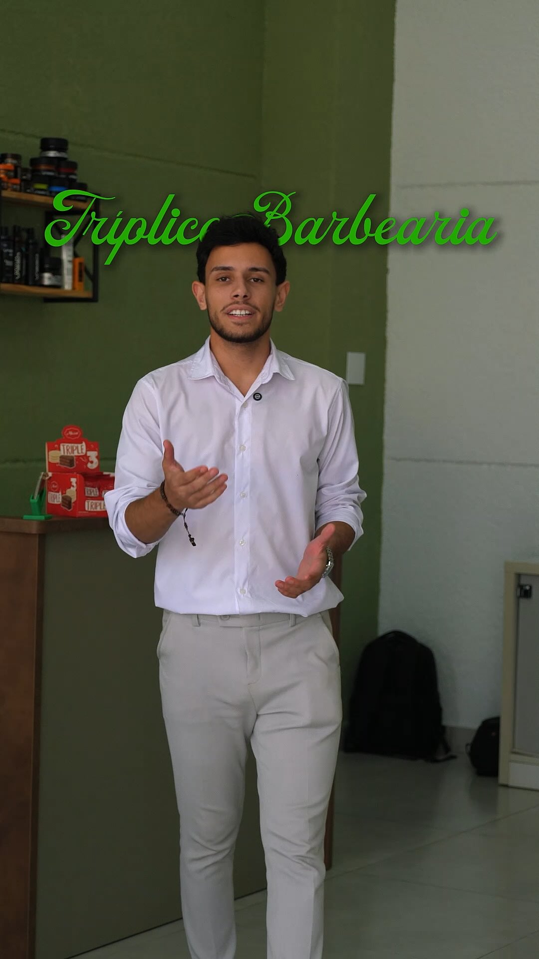 Capa do trabalho Localização da Barbearia